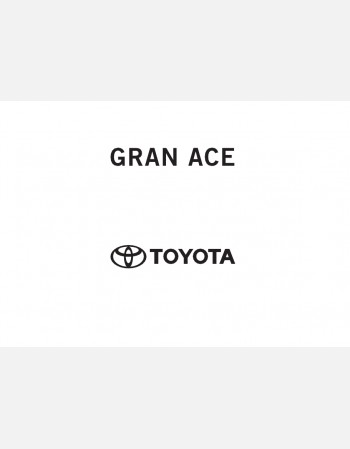 toyota gran ace 2023-2024 owners manual in english